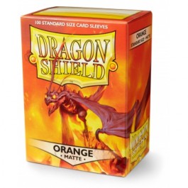 [JDC] Dragon Shield Standard Sleeves - Matte Orange (100 Fundas)