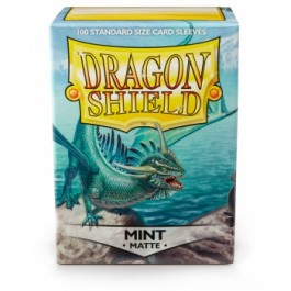 [AJC] Dragon Shield Standard Sleeves - Matte Mint (100 Fundas)