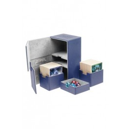 Ultimate Guard Twin Flip´n´Tray Deck Case 200+ Caja de Cartas Tamaño Estándar XenoSkin Azul