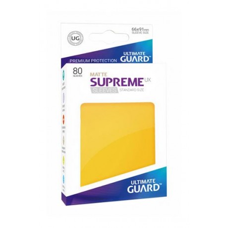 [ULT]Ultimate Guard Supreme UX Sleeves Fundas de Cartas Tamaño Estándar Negro (80)