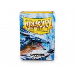 [AJC] Dragon Shield Matte Sleeves -  Matte Sapphire (100 Fundas)