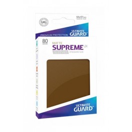 [ULT]Ultimate Guard Supreme UX Sleeves Fundas de Cartas Tamaño Estándar Marrón Mate (80)