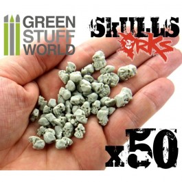 [AGS] Craneos de Orco de resina x50 green stuff