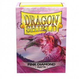 [AJC] Dragon Shield Matte - Pink Diamond (100 Sleeves)