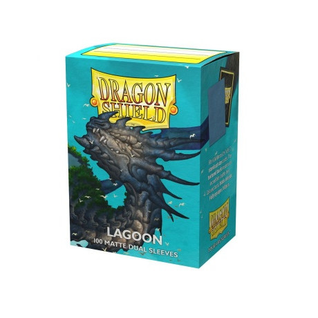 [AJC] Dragon Shield Dual Matte Sleeves - Lagoon 'Saras' (100 Sleeves)