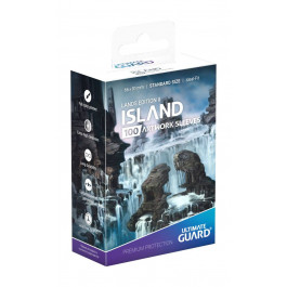 [ULT] Ultimate Guard Printed Sleeves Tamaño Estándar Lands Edition II Isla (100)