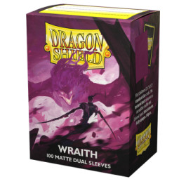 [AJC] Dragon Shield Dual Matte Sleeves - Wraith 'Alaric, Chaos Wraith' (100 Sleeves)