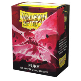 [AJC] Dragon Shield Dual Matte Sleeves - Fury 'Alaric, Crimson King' (100 Sleeves)