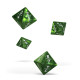 [OAK] Oakie Doakie Dice Dados D8 18 mm Goyf Marble - Verde (4)