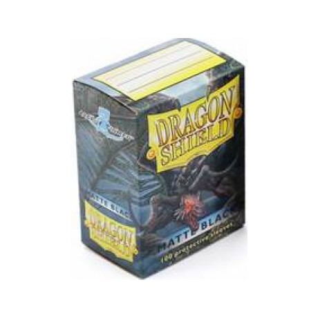 Dragon Shield Standard Sleeves - Matte Black (100 Fundas)