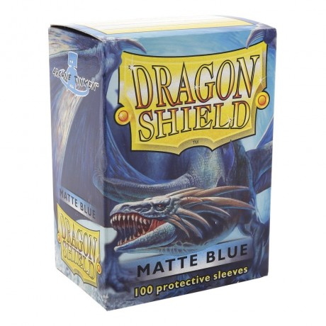 Dragon Shield Standard Sleeves - Matte Blue (100 Fundas)