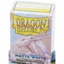 [AJC] Dragon Shield Standard Sleeves - Matte White (100 Fundas)