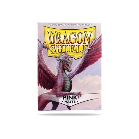 [JDC] Dragon Shield Standard Sleeves - Matte Pink (100 Fundas)