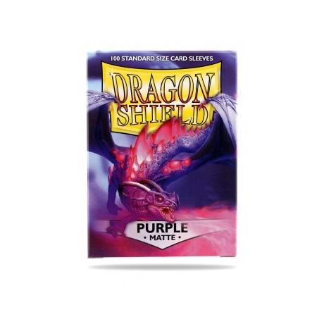 [JDC] Dragon Shield Standard Sleeves - Matte Purple (100 Fundas)