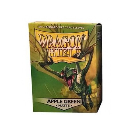 [JDC] Dragon Shield Standard Sleeves - Matte Apple Green (100 Fundas)