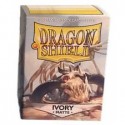 [AJC] Dragon Shield Standard Sleeves - Matte Ivory (100 Fundas)
